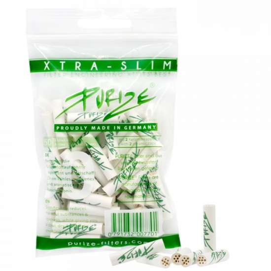 Filtros Carbón activo SLIM 5,9mm - PURIZE 