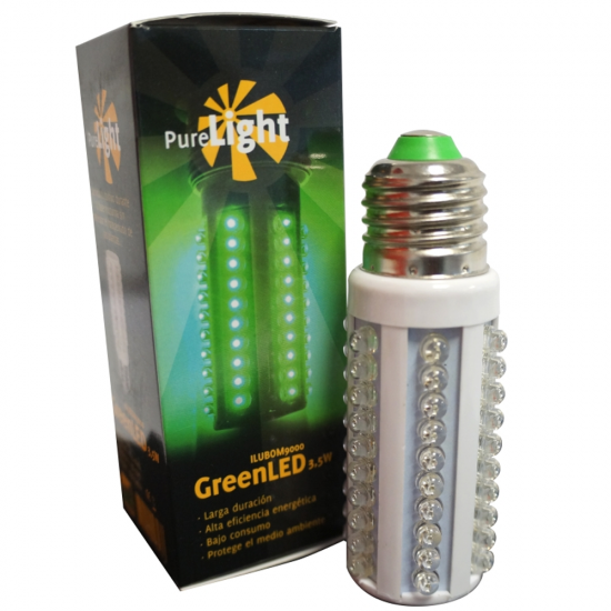 Bombilla LUZ VERDE LED 3,5W Pure Light
