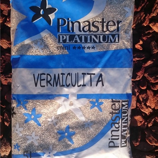 Vermiculita V3 Platinum saco 5 litros Pinaster